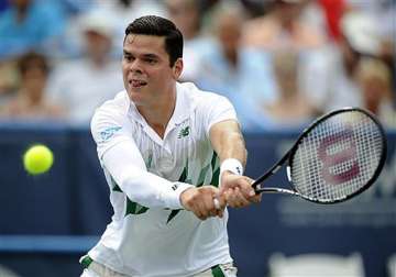 citi open milos raonic tops pospisil in 1st all canadian atp final