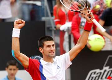 djokovic nadal serena williams advance in rome