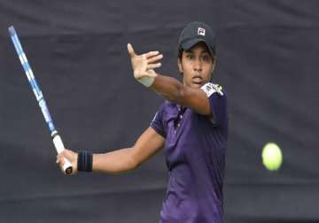 fed cup india scores second win beats pakistan