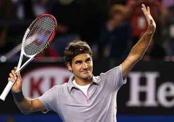 federer arrives for brisbane international