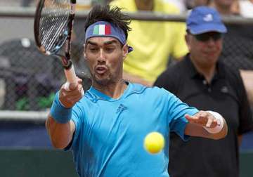 fognini defeats mayer in final on clay in chile