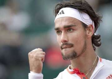 fognini survives scare to beat sousa in 1st round