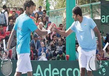 india takes 2 1 lead in davis cup