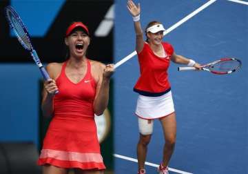 australian open 2015 sharapova to play makarova in semifinals