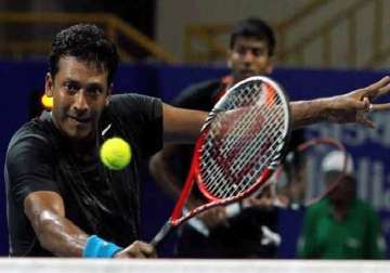 bhupathi wins doubles pre quarters to set up clash with paes