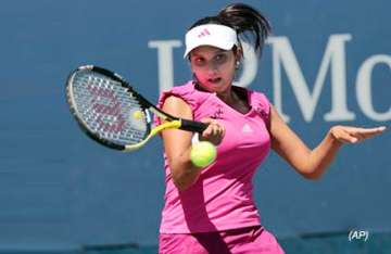 sania crosses first hurdle somdev crashes out