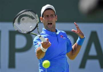 djokovic federer advance to indian wells final