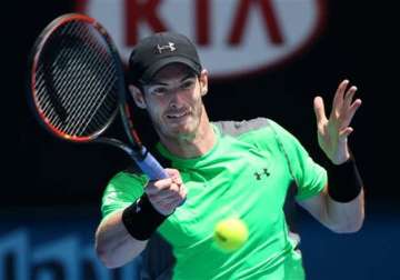 andy murray wins 1st round match at the australian open