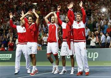 france to host switzerland on clay in davis cup final