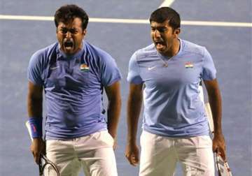 davis cup paes bopanna magic keeps india alive as hosts pull one back