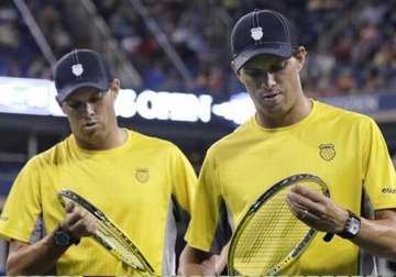 australian open 2015 bryan brothers out in 3rd round of doubles