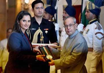 sania mirza conferred khel ratna arjuna awards also given