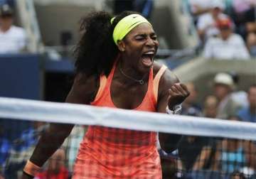 us open 2015 serena williams puts aside slow start to reach 3rd round