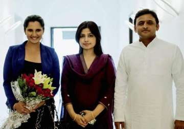 sania mirza meets up cm discuss tennis promotion