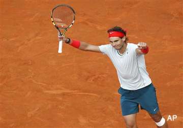 italian open nadal struggles to beat qualifier gulbis in rome