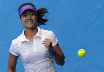 li na not at her best but into last eight in madrid