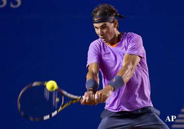 nadal advances to second round in mexican open