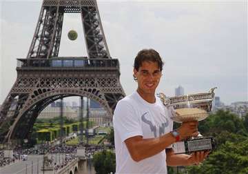 nadal holds onto no. 1 sharapova up to no. 5 in atp rankings