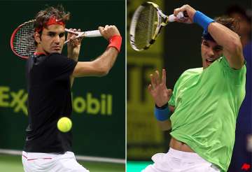 nadal federer win 1st round matches at qatar open