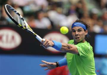 nadal into 4th round in australia knee is ok