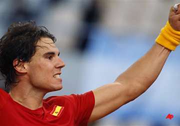 nadal rallies for win to give spain davis cup