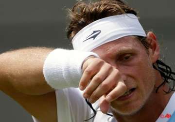 nalbandian controls temper but loses at wimbledon