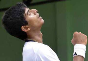 national grasscourt tennis ashwin scalps top seed prashanth