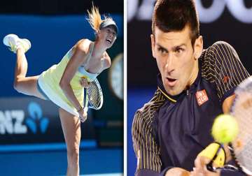 novak djokovic maria sharapova win at indian wells