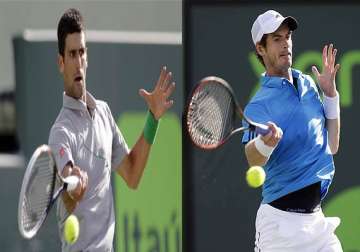 novak djokovic beats andy murray in sony open quarterfinals.