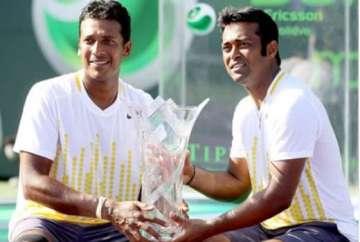 paes bhupathi pair clinches miami title become world no.1