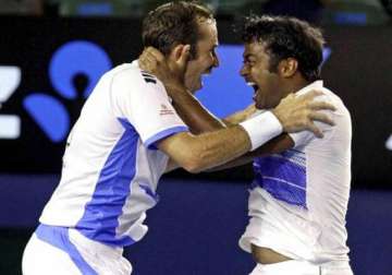 paes stepanek in third round of us open