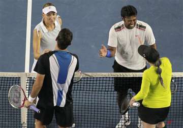 paes vesnina pair ends runner up in aus open mixed doubles