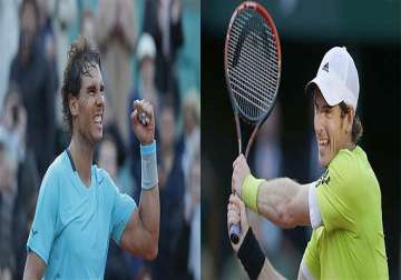 rafael nadal andy murray set up french open semi final matchup