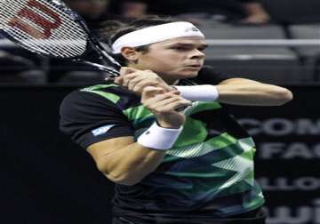 raonic beats haas for 3rd straight sap open title