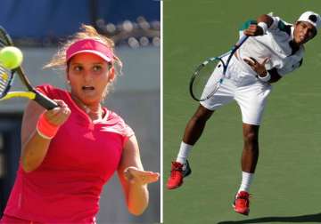 sania elena somdev treat win in doubles of us open