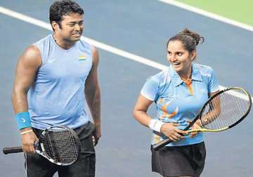 sania should support paes from left side court says misra