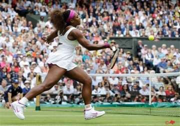 serena wins fifth wimbledon title in 3 sets