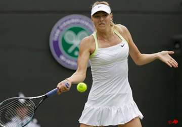 sharapova serena williams win at wimbledon