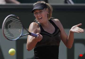 sharapova begins french open with 6 0 6 0 victory