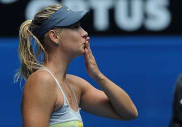 sharapova starts australian open with 6 0 6 0 win