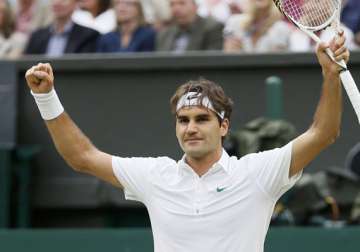 up at net federer wins in a breeze