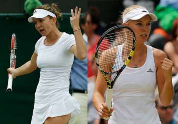 wimbledon halep wozniacki advanced to third round