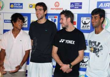 yuki somdev get tough openers at chennai open