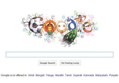 Soccer 2012 Doodle - Google Doodles