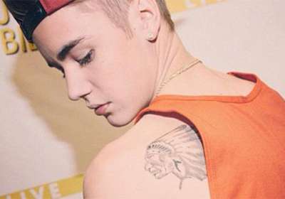 Bieber gets new tattoo in honour of grandfather  Hollywood News  India TV