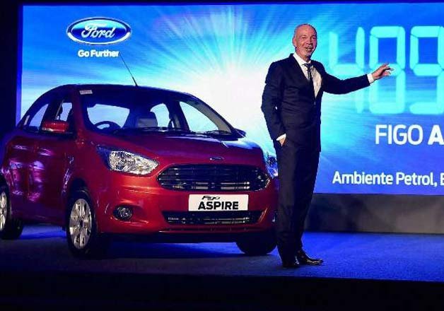 Ford Launches Figo Aspire Starting At Rs 4 9 Lakh India News India Tv