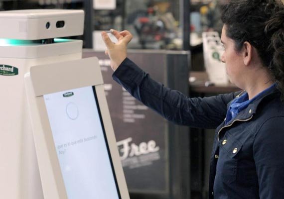 another store debuts customer service robots this time in