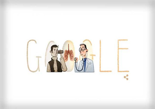 google doodle pay tribute to stethoscope inventor ren