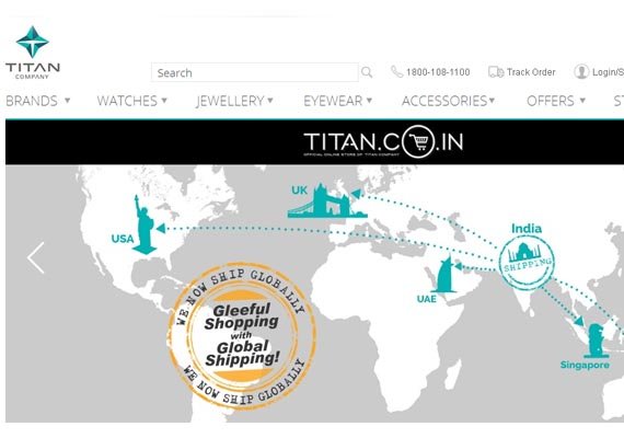 Titan company outlet brands