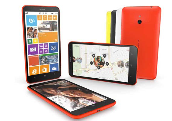 nokia lumia 1520 and lumia 1320 phablets with 6 inch